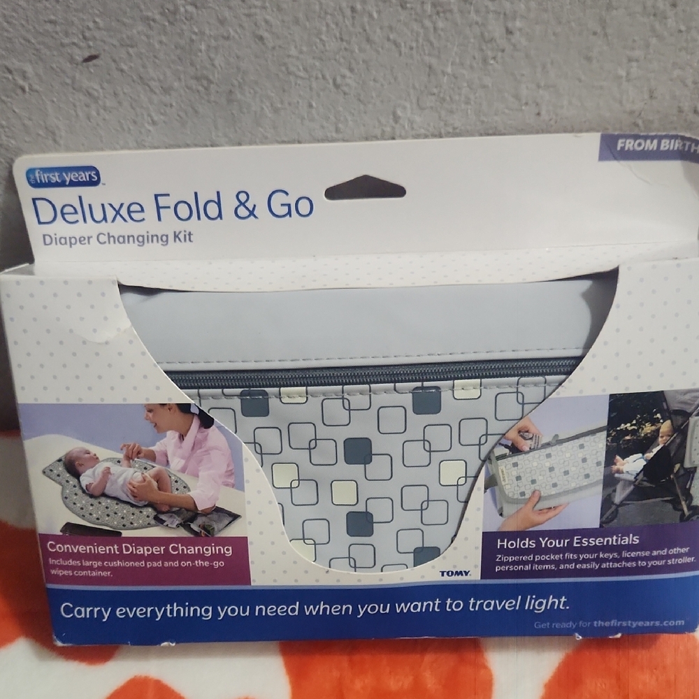 First Years Fold & Go Diaper Changing Kit